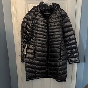 Calvin Klein Women's Shiny Black Puffer Jacket